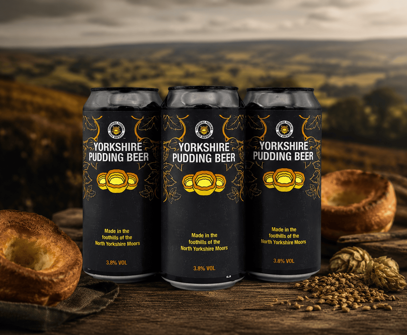 Yorkshire Pudding Beer 440ml Cans (Pack of 6)