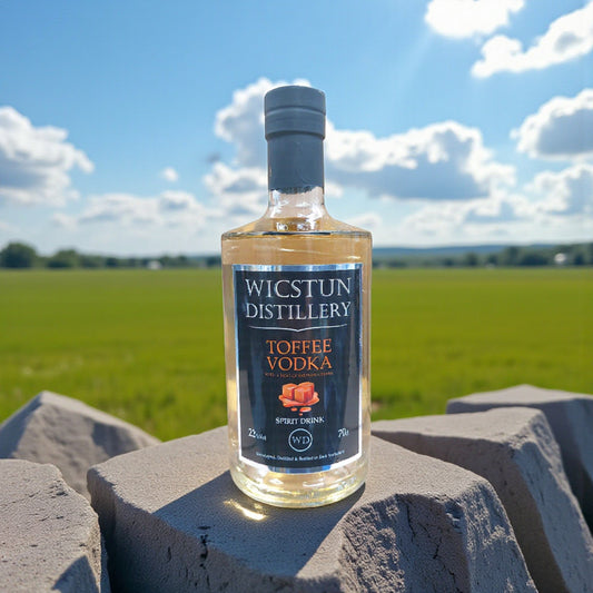 Toffee Vodka with salted caramel - Wicstun Distillery