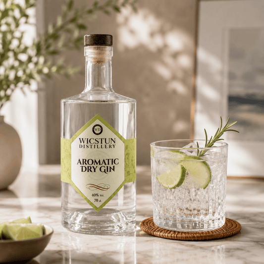 Aromatic Dry Gin made by Wicstun Distillery