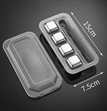 Stainless Steel Ice Cube Set (Chilling Stones)