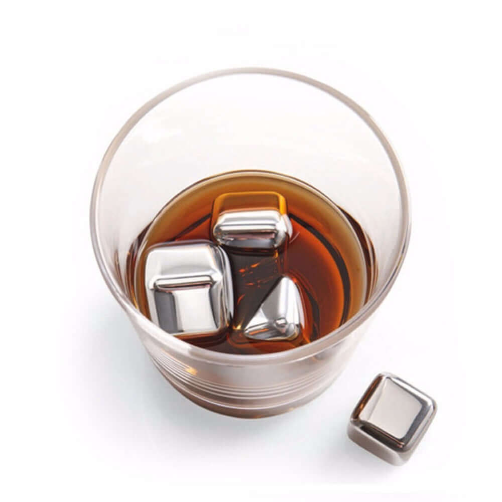 Stainless Steel Ice Cube Set (Chilling Stones)