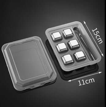 Stainless Steel Ice Cube Set (Chilling Stones)