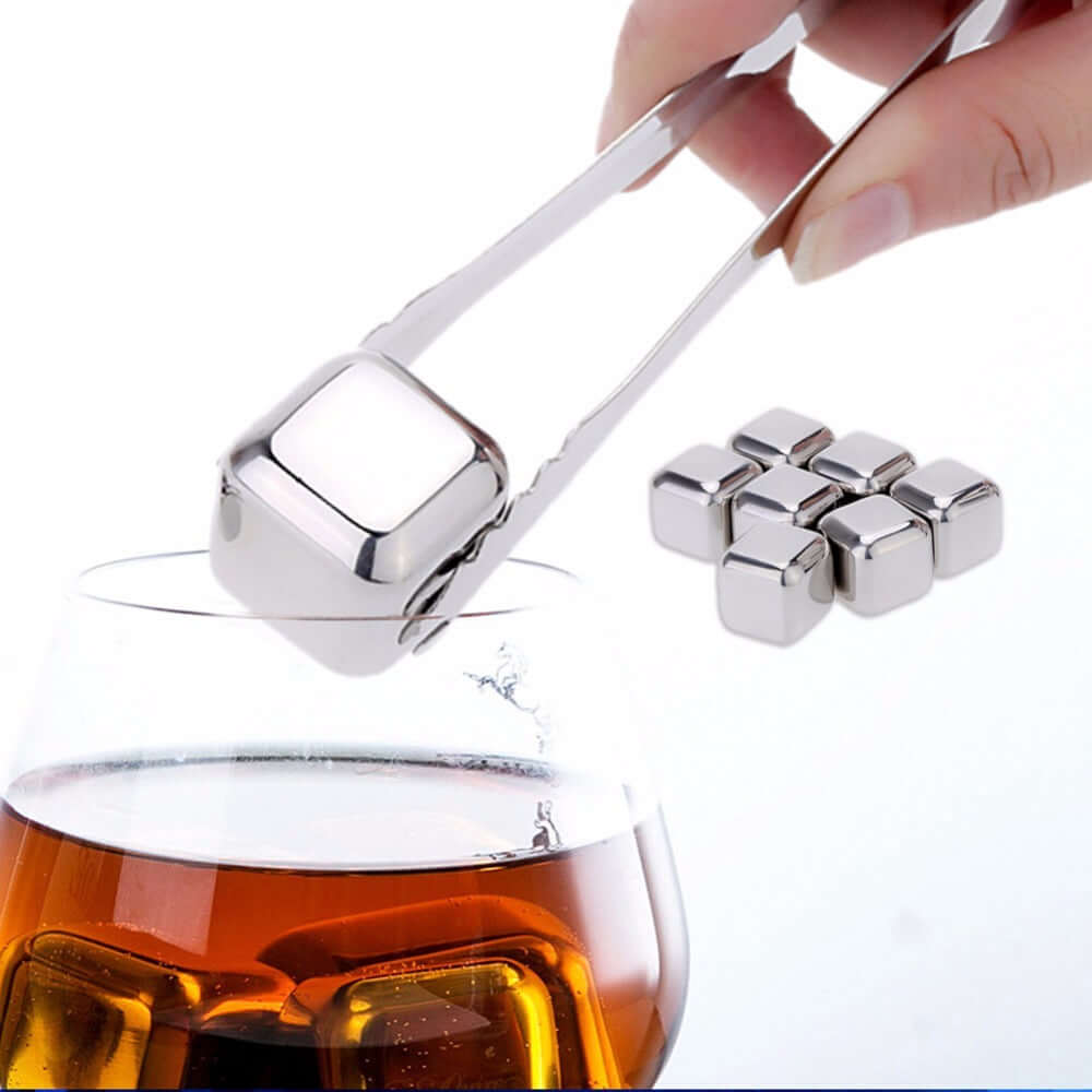 Stainless Steel Ice Cube Set (Chilling Stones)