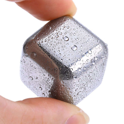 Stainless Steel Ice Cube Set (Chilling Stones)