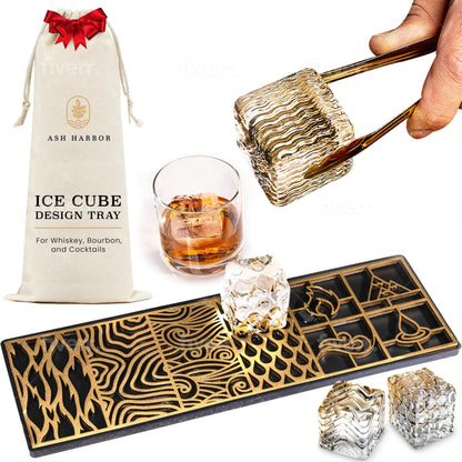 Designer Ice Tray for Gin, Rum & Cocktails