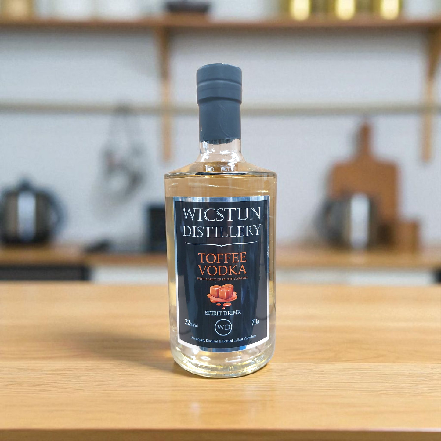 Toffee Vodka with salted caramel Spirit