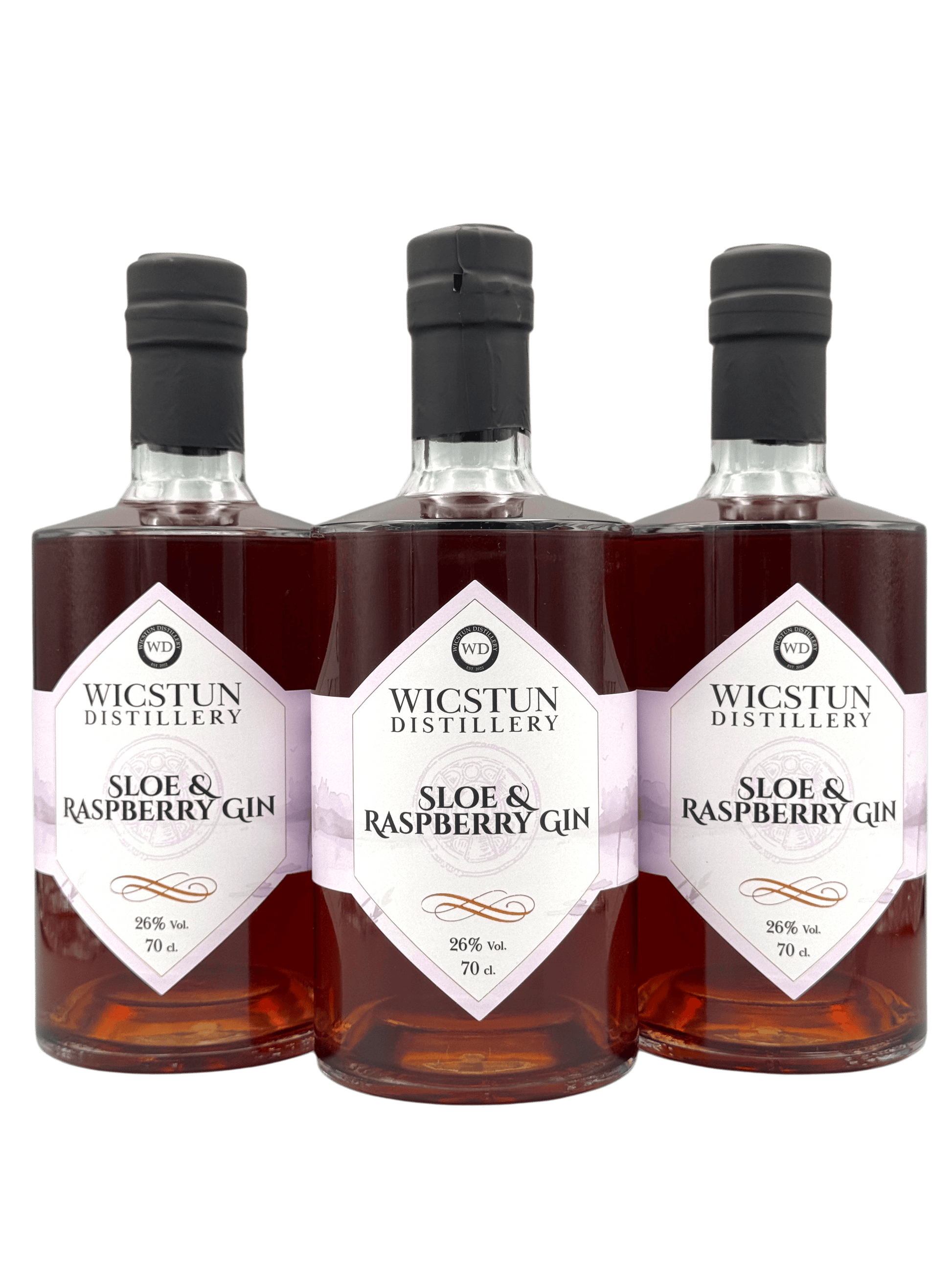 Sloe Gin with Raspberries 70cl at 22% vol