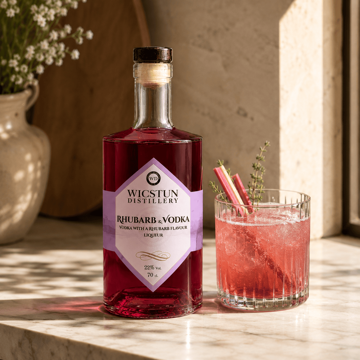 Rhubarb Vodka Liqueur
