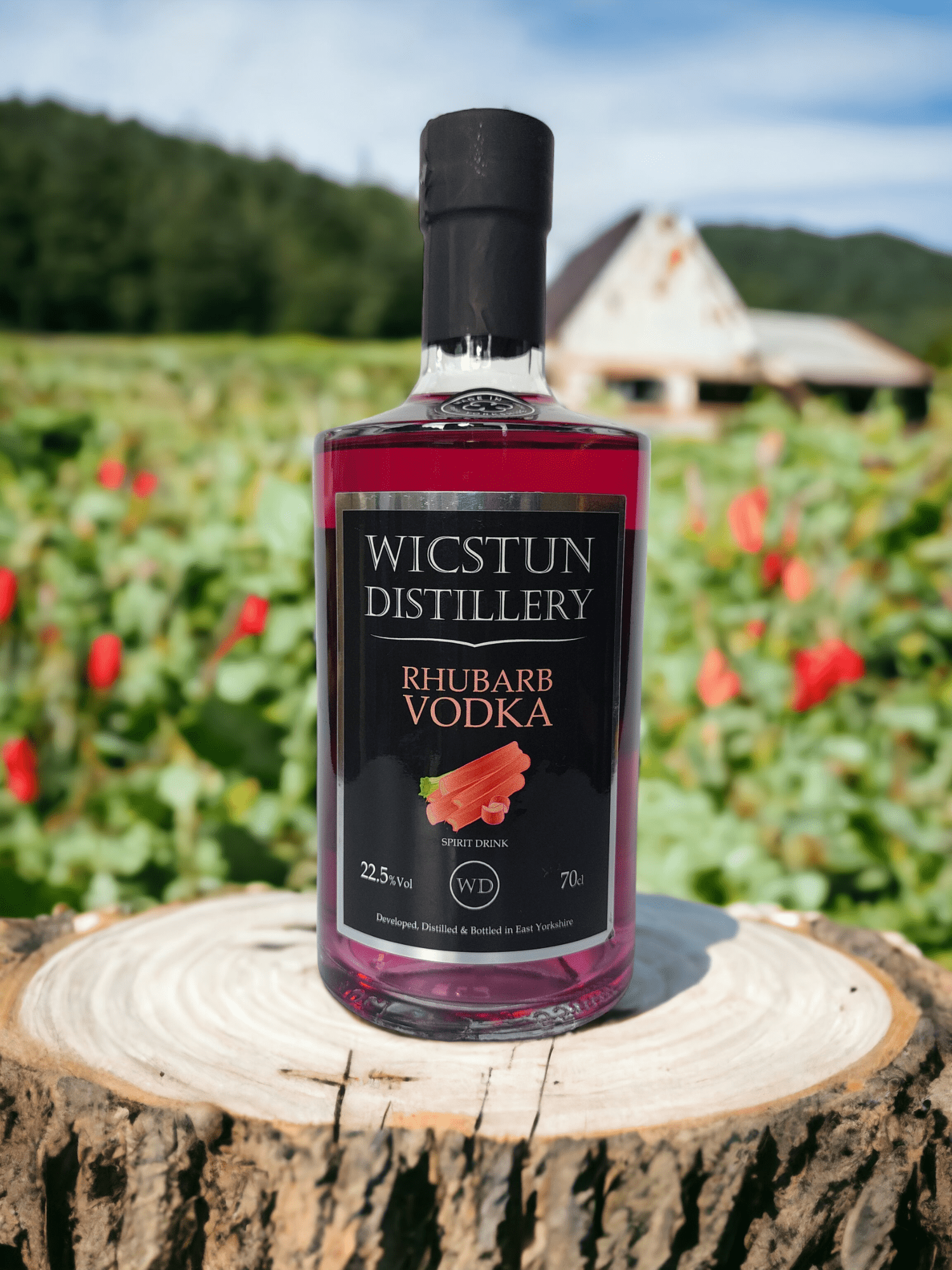 Yorkshire Rhubarb Vodka - Wicstun Distillery